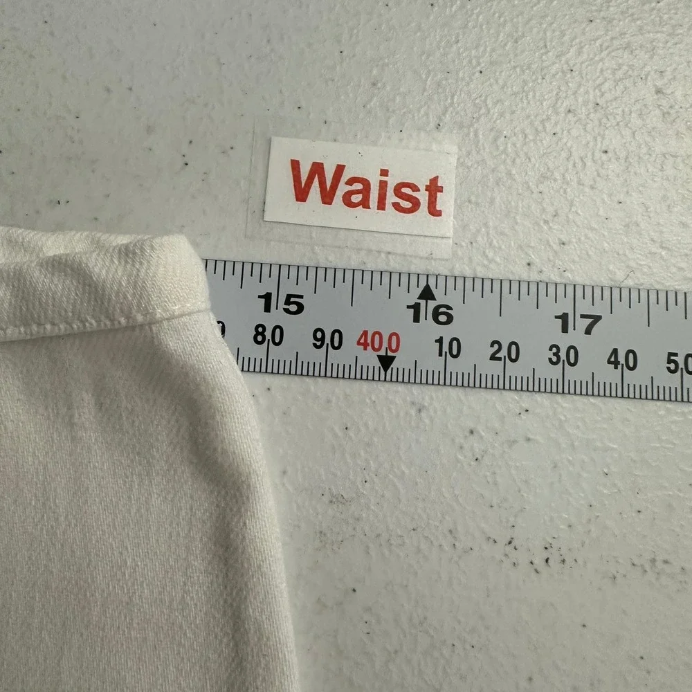 Bryn Walker Womens Minimalist Quiet Luxury Pants Size XL Old Money Capsule White